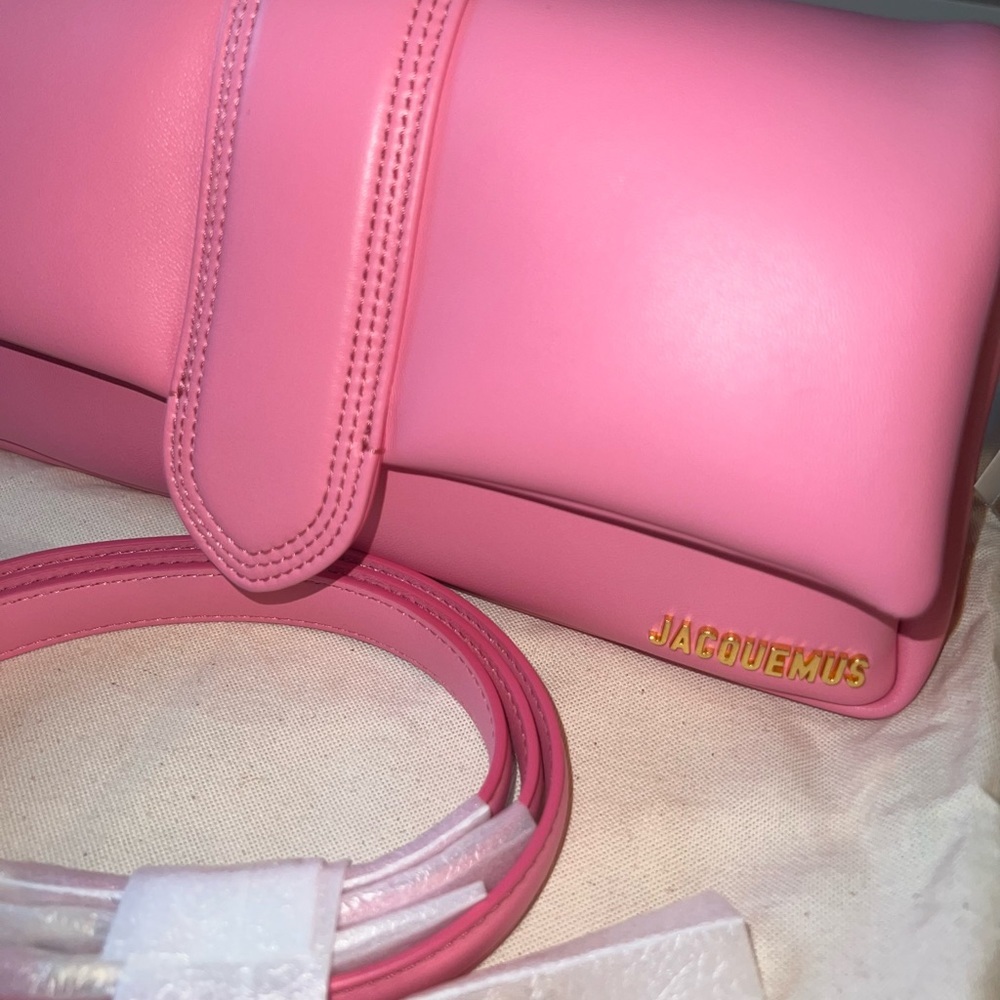 Jacquemus Le Bambinou Puff  Pink Bag - Picture 4 of 11